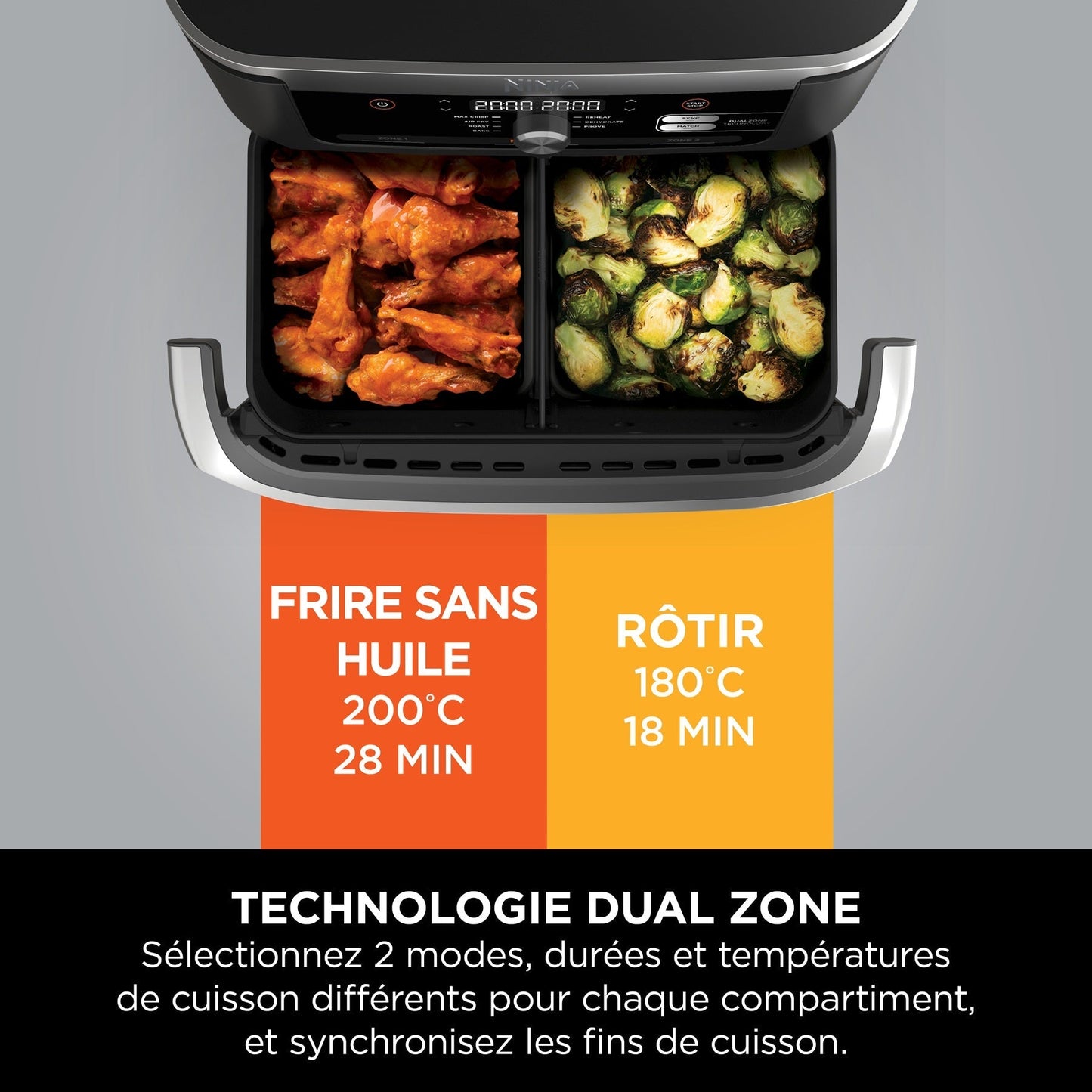 Friteuse sans huile Airfryer 10,4 L Foodi Flex AF500EU NINJA